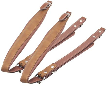 DECORNIJIA Accordion Shoulder Belts Adjustable Made of Leather for Carrying Acoustic Accordions Versatile for Performances Practice Sessions