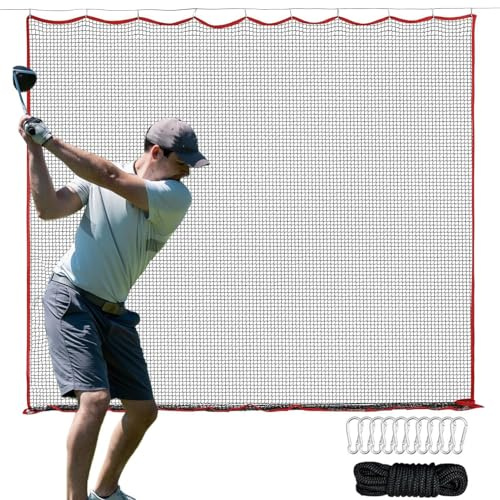 10 x 10 fot polyester basebollnät - Softball Rebound Multisport Training Net | Batting Cage Launch Defense Garden | Utomhussporttillbehör Baseball