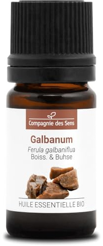 Galbano (Ferula galbaniflua) BIO – 5 mL – Aceite Esencial Premium – 100% Puro, Natural – Garantía ChromaCert® – Quimiotipado e Integral