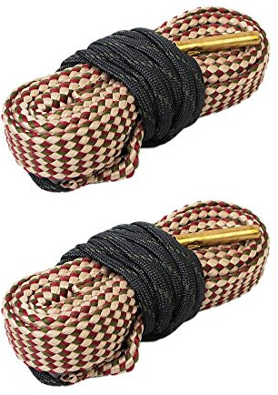 Kayla_Lan 2 x Bohrungsreiniger .270 Kal .280 .284 & 7 mm Gewehrlaufreinigungsseil Gewehr/Pistole/Schrotflinte Messingbürste Reinigungsschnur