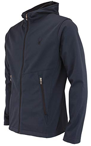 Spyder Men's Transform Hooded Soft Shell Jacket, Frontier Medium