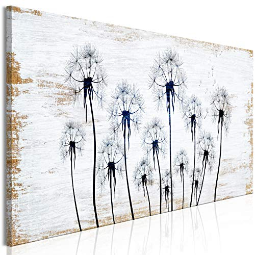 murando - Wandbilder XXL Pusteblumen 135x45 cm 1 tlg - Wand Deko Vlies Leinwand Bilder Groß Wanddeko Wohnzimmer Schlafzimmer Kunstdrucke Panoramabild - Blumen Natur b-A-0621-b-a
