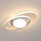 DAXGD Plafon led Techo LED moderna, 39W 4385lm lampara led techo para dormitorio Cocina Sala de estar, Blanco cálido 3000K 39CM