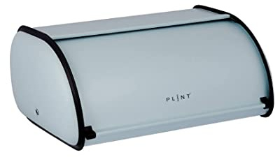 PLINT Bread Box with Stainless Steel Body Metal Home Storage Bin For Kitchen Counter, Extra Large Bread Bin with Sliding Lid, Bread Box Holder with Lid, Bakery Storage Container, Ice Color