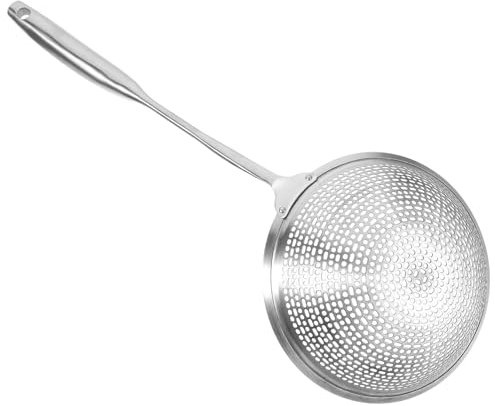 TOPBATHY 2pezzi Skimmer Inossidabile Con Filtrante Per Per Hot Pot e Frittura Facile e Appendere