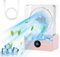 Condizionatore Portatile, 4 in 1 Mini Ventilatore Portatile Raffrescatore Ad Acqua, Climatizzatore Portatile Type-C con Timer/3 Velocità Vento/2 Spruzzi/4 Colori Luce, per Camere, Auto e Uffici, Rosa