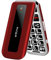 artfone F20 Red Senior Mobile Phones， One-touch Voice Chime | SIM Free Unlocked Large Button Elderly Phone with 2.4’ Colour Display | SOS Button | 1000mAh Battery