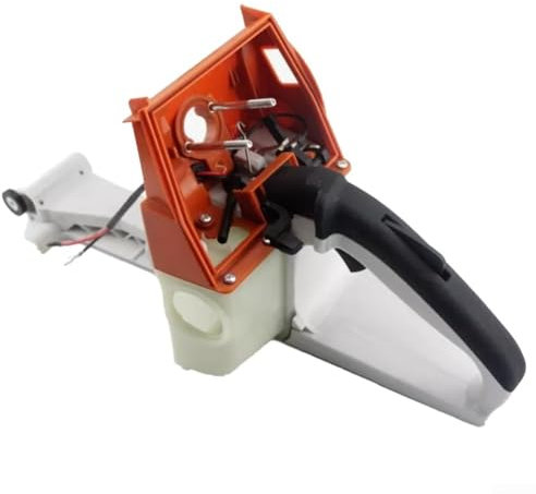 Mango trasero del tanque de combustible adecuado para modelos de motosierra MS660, MS650 hechos de materiales robustos para un uso duradero
