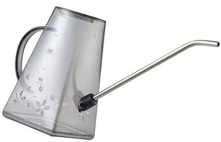 ibasenice Arrosoir Transparent 1,4 L à Long Bec pour Plantes, Poignée Ergonomique, Usage Intérieur et Extérieur, Jardinage Pratique