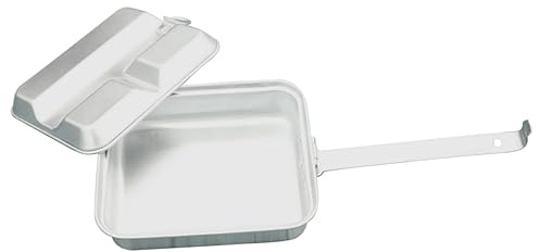 UKCOCO Fiambrera De Aluminio Con Compartimentos Camping y Outdoor Caja Bento Ligera Multifuncional Como Lunch Box y Sartén Compacta y Fácil De Limpiar Para Adultos