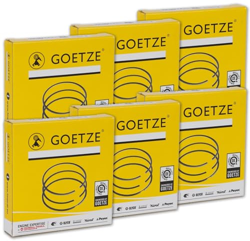 6x Goetze Kolbenringe 84mm | 6x 08-425300-00 passend für 3er E46 5er E60 7er E65 X3 E83 Z3 E36