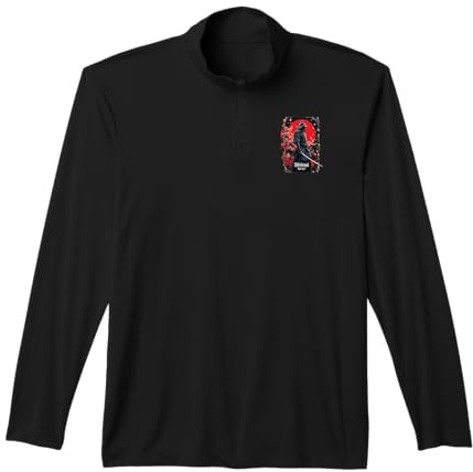 Shinai Spirit Kendo Warrior with Samurai Performance Quarter-Zip Top