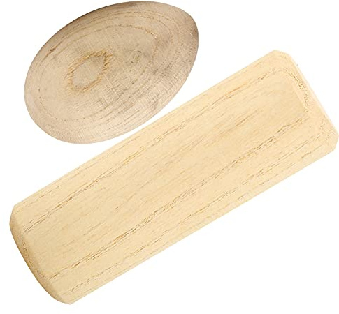 Jeffergarden Percussion-Musik-Eier-Set, Maracas-Eier aus Buchenholz für Musiklernen und Rhythmusgefühl, Hand-Orff-Percussion-Instrument mit Schneebesen, Ideal Als Lehrmittel für die Kindererziehung