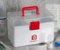 cassetta pronto soccorso in plastica vuota cm 28x20x16h