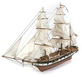 Occre 12005 HMS Beagle Detailliertes Modellier-Set, Braun