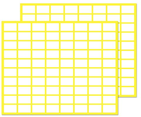 8000 Stück, 13 x 8 mm - Preisetiketten Selbstklebend Aufkleber Klebeetiketten zum Beschriften | Etiketten Selbstklebend Weiß Aufkleber