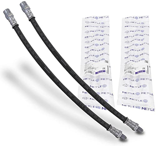 2x Original MEYLE 3145250012 Bremsschlauch Hinten Kompatibel mit 5er Touring E61 520 523 525 530 535 545 550 M5 2.0L-5.0L 2004-2010
