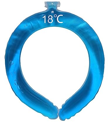 Cooling Collars - Reusable Neck Coolers for Warm Weather - Tube Ice Pack Cold Gel Below 18?, Hands Free Cooling Neck for Retorno