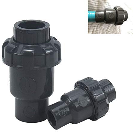 Clapet anti-retour, clapet anti-retour unidirectionnel, 1 clapet anti-retour 20 25 32 40 50 mm, raccords de tuyauterie en PVC, pièces du système de plomberie, connecteur de tube d'eau, valeur UPVC ant