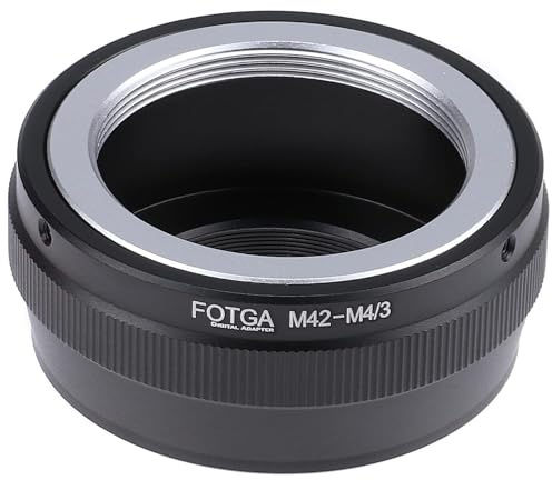 Hersmay Lens Adapter Ring for M42 42mm Screw Mount Lens to M4/3 Mount Camera For Olympus Pen and Lumix Micro Four Thirds (MFT, M4/3) Mount Mirrorless Camera Body