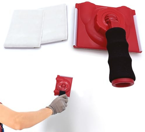 LUTQ Paint Edger Tool for Walls, Edge Painting Tool Plus Replacement Pads, Easy-to-Use Edge Painting Tool and Trim Trimmer Edger - Suitable for High Ceilings, Corner & Trim Painting
