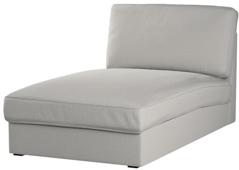 Dekoria Ersättning för överdrag för Kivik Recamiere soffa skydd lämplig för modell Kivik, grå-beige