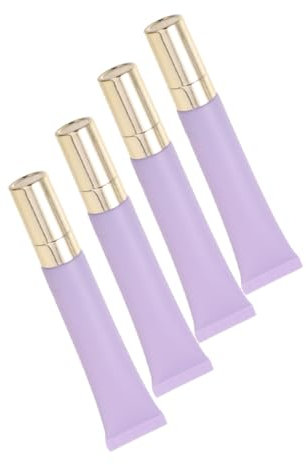 Beatifufu 4stücke Leere Augencreme-rollerflaschen Nachfüllbare Quetschtuben Mit Massagekopf Tragbare Kosmetikbehälter Für Hautpflege Für Reisen Und Zuhause