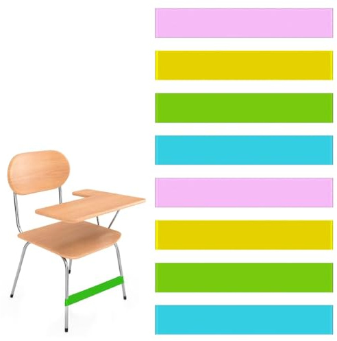 KIRZAX 80 Pezzi Fasce Elastiche in Gomma Siliconica,Elastici Colorati Riutilizzabili Per L'ufficio,Elastici in Gommas Larghi per Arte, Scuola, Casa, Ufficio, Cartelline, Libri