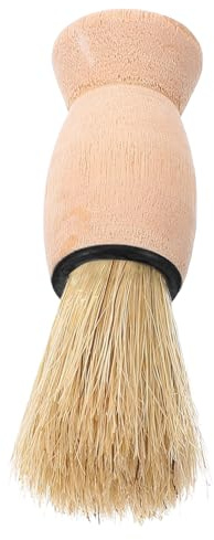 ABOOFAN Nackenbürste für Männer mit Borsten Friseurbürste für Salon und Zuhause Vintage Design Effiziente Reinigung und Haarsweeping für Bartpflege