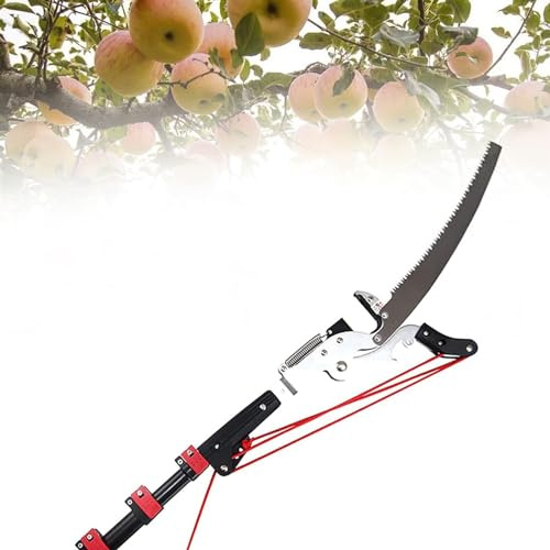 Tree loppers, Telescopic Pole Saws, Professional Tree Pruner Extendable Pruning Saw Gardening Landscaping Branch Lopper Tools(24ft)