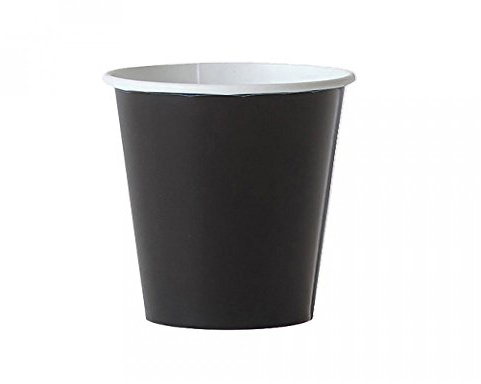 SDG PZ 200 Bicchiere Nero CL 8 per Caffe' in Carta Black Paper Cup for Coffee Bicchierino in CARTONCINO