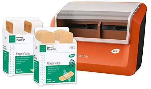 WERO Smart Box® Pflasterspender gefüllt (Textil | Beige | Klassisch)