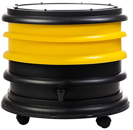 WORMbox | Wormery Worm Farm composter 2 Yellow Trays | 32 liters | Organic Waste Compost, make your Worm Castings