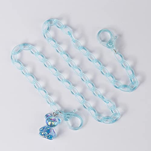 Brillenkette Acryl-Ketten-Lanyard Anti-Drop-Farben-Lanyard Mehrzweckhalter Silikon-Brillenkette 8