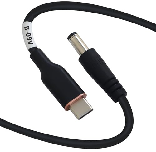 DSD TECH MagicConn SH-CP09B Cable de alimentación de USB tipo C PD a CC(55x21)-9V