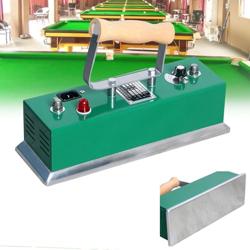 Hydravex Billardtisch-BüGeleisen, Billard-Billardtisch- Und SchienenbüRste, Billardtisch-BüRsten-Reinigungsset, Thermostatisches Billardtisch-Tuch-BüGeleisen, Ideal FüR Billardclubs,300MM
