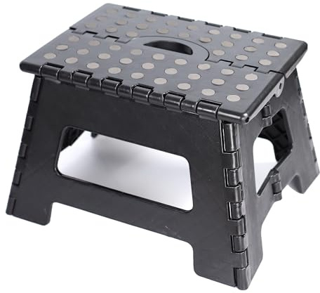 Dekton Sgabello pieghevole nero, standard