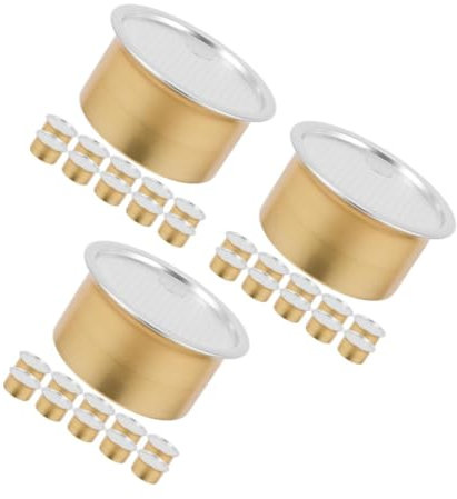 Cabilock 12piezas Recipientes Metálicos Herméticos Para Cocina Botes Para Té Azúcar y Especias Almacenamiento