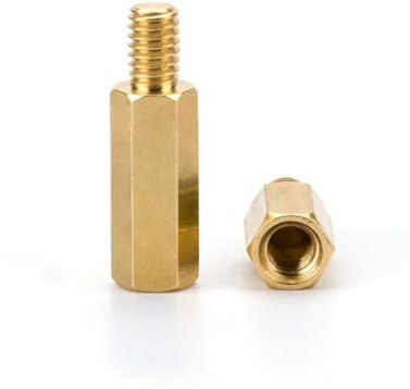 20 Stück M3 x 30mm bstandshalter Hex Distanzhülsen Sechskant Verbindungsmutter Weiblich Gewinde Abstandsbolzen, Außengewinde Länge 6mm