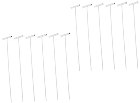 Hemobllo 12 pièces Barres de Porte Fer pour Cages à Pigeons Barres Entrée Robustes Anti- Fournitures pour Pigeonniers Installation Polyvalente pour Balcon et Extérieur