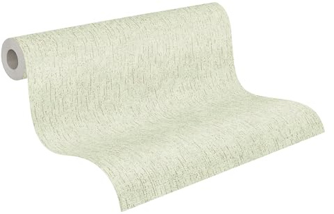 livingwalls papier peint intissé avec structure unie en vert, métallisé – papier peint uni clair à effet métallisé 10,05 m x 0,53 m – 792015