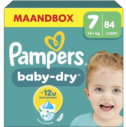 Pampers Baby-Dry – Größe 7 (15 kg+) – 84 Windeln
