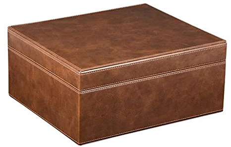 ksamwjf Barware Cigar Box Cigar Thermostat Cigar Cabinet Portable Cigar Box High-end Smoking Set Cigar Storage Box Leather Cigar Box Carefully Selected Leather Cooking Dining