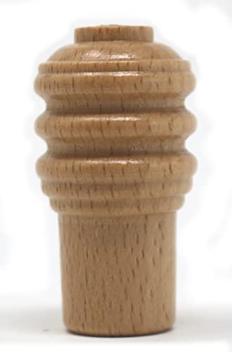 fiXte Large Wooden Ridged Cord Pull Curtain Roman Blind Light Bathroom Kitchen Fan Natural Wood