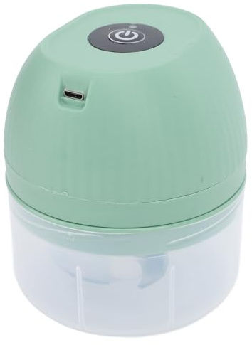 Elektrischer Mini-Knoblauchzerkleinerer, Tragbarer 250-ml-Gemüsezerkleinerer, Kabellose Tragbare Küchenmaschine Kleiner Zerkleinerer Mixer für Ingwer, Gemüse, Pfeffer, Kräuter