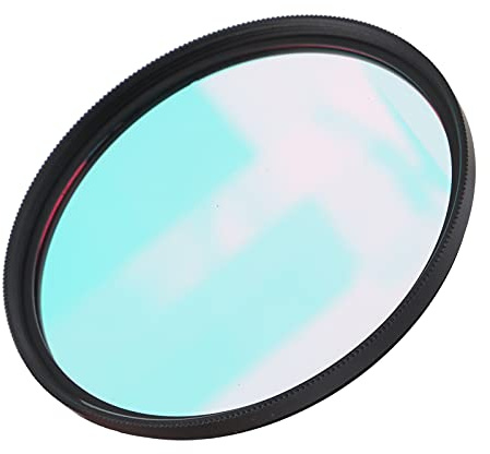 Cryfokt FOTGA Kamera-UVIR-Sperrfilter aus Optischem Glas für DSLR, Verhindert Handrutschen, Montagegewinde-Objektivdeckel, Schwarzer Aluminium-Infrarot-UV-Filter für Seaside UV-IR-Sperrfilter (67mm)
