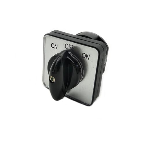 LW8-10/1 Interruptor de conmutación de leva giratoria de 3 posiciones (encendido-apagado-encendido), 4 terminales, CA 660 V, 10 A