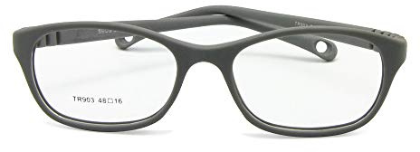 EnzoDatate barnen av glasögonen optisk ram med rem storlek 48, en styck barn glasögon med flexibel spänne, inte - flickor pojkar glasögon