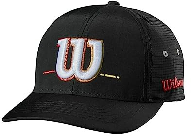 Wilson Volleyball Cap WTH11020R, Mens Cap with a Visor, Black, L/XL EU