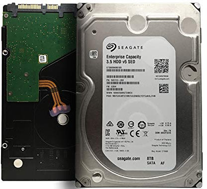 Seagate Enterprise Capacity 8TB 256MB Cache 7200RPM (512e) SATA 6Gb/s 3.5inch Internal Hard Drive - ST8000NM0105